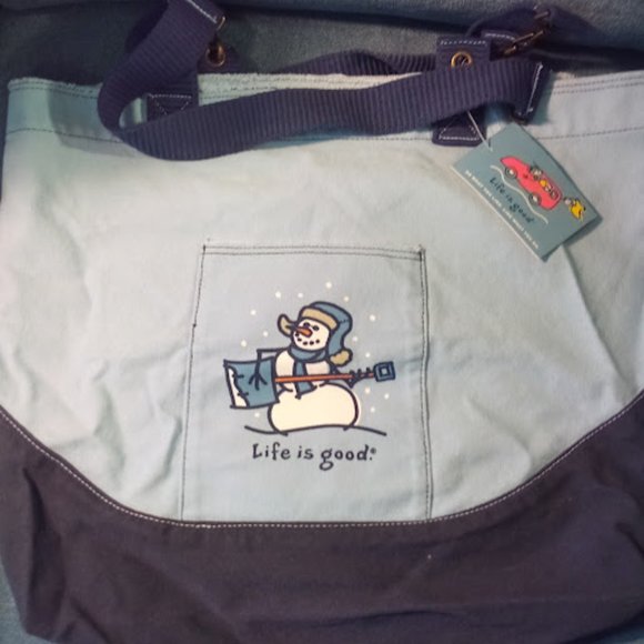 Life Is Good Bags Life Is Good Tote Bag Snowman Poshmark